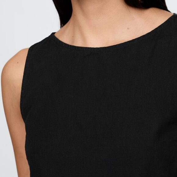 NWT GAP linen blend crop shell tank top - Picture 5 of 7